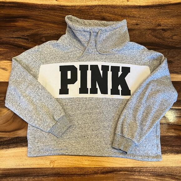 PINK Victorias Secret Sweatshirt w Pockets Ladies Size Small - Picture 1 of 5